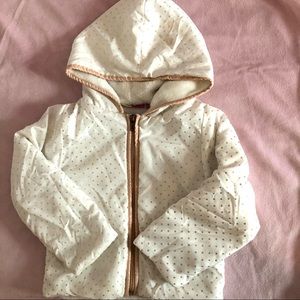 Toddler - Penelope Mack Rose Gold/Polka Dot Jacket - 3T